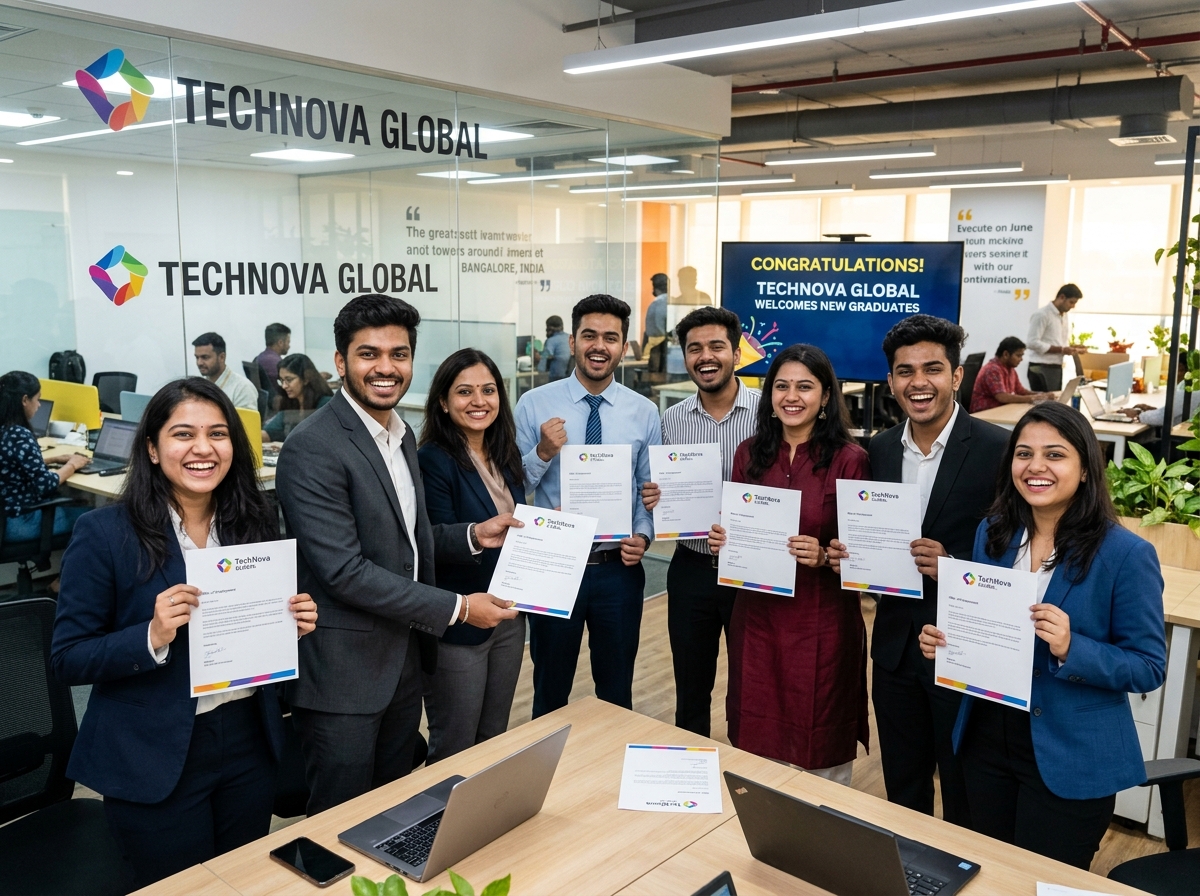 Students with offer letters